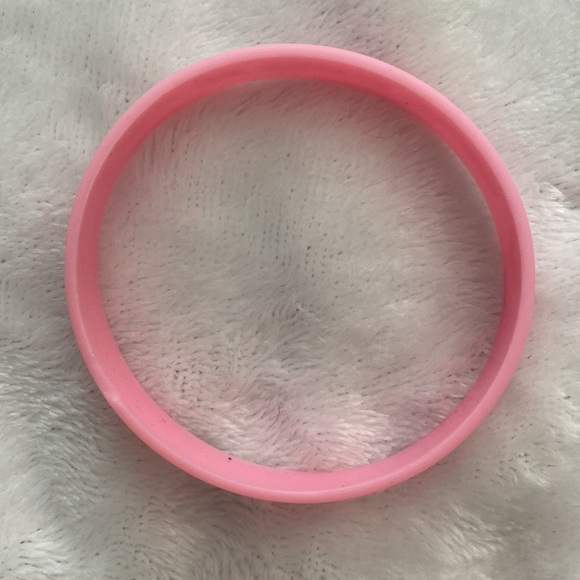 Pink and white United States Air Force silicone bracelet - Picture 5 of 17